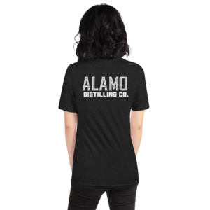 Alamo Distilling Unisex Tee - Female Back